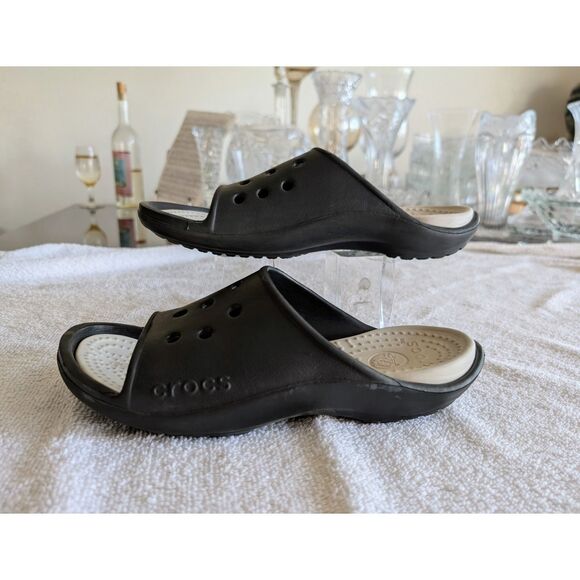 Crocs Unisex Slip-On Ventilated Slide Sandals - Comfort Foam Footbed - Picture 6 of 10